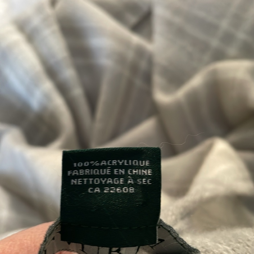 Lauren Gray Plaid Wrap - Picture 5 of 8